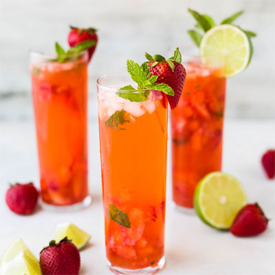 Nước cà rốt chanh dâu